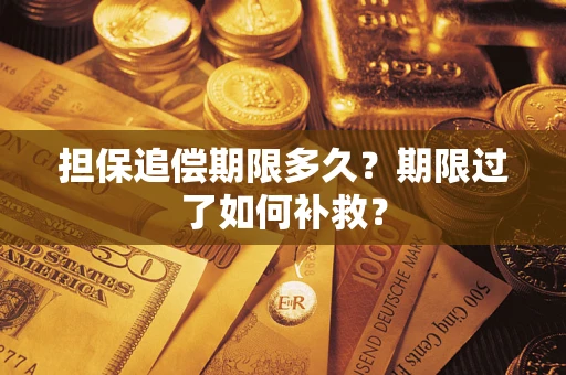 北京担保追偿期限多久？期限过了如何补救？