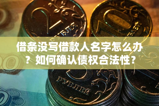 北京借条没写借款人名字怎么办？如何确认债权合法性？