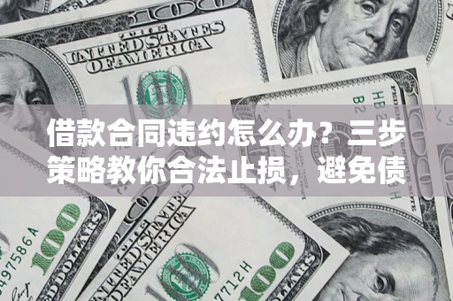 北京借款合同违约怎么办？三步策略教你合法止损，避免债务危机升级