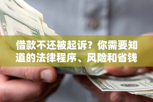 北京借款不还被起诉？你需要知道的法律程序、风险和省钱技巧
